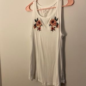 Soft & Sexy American Eagle Flower Tank Top
